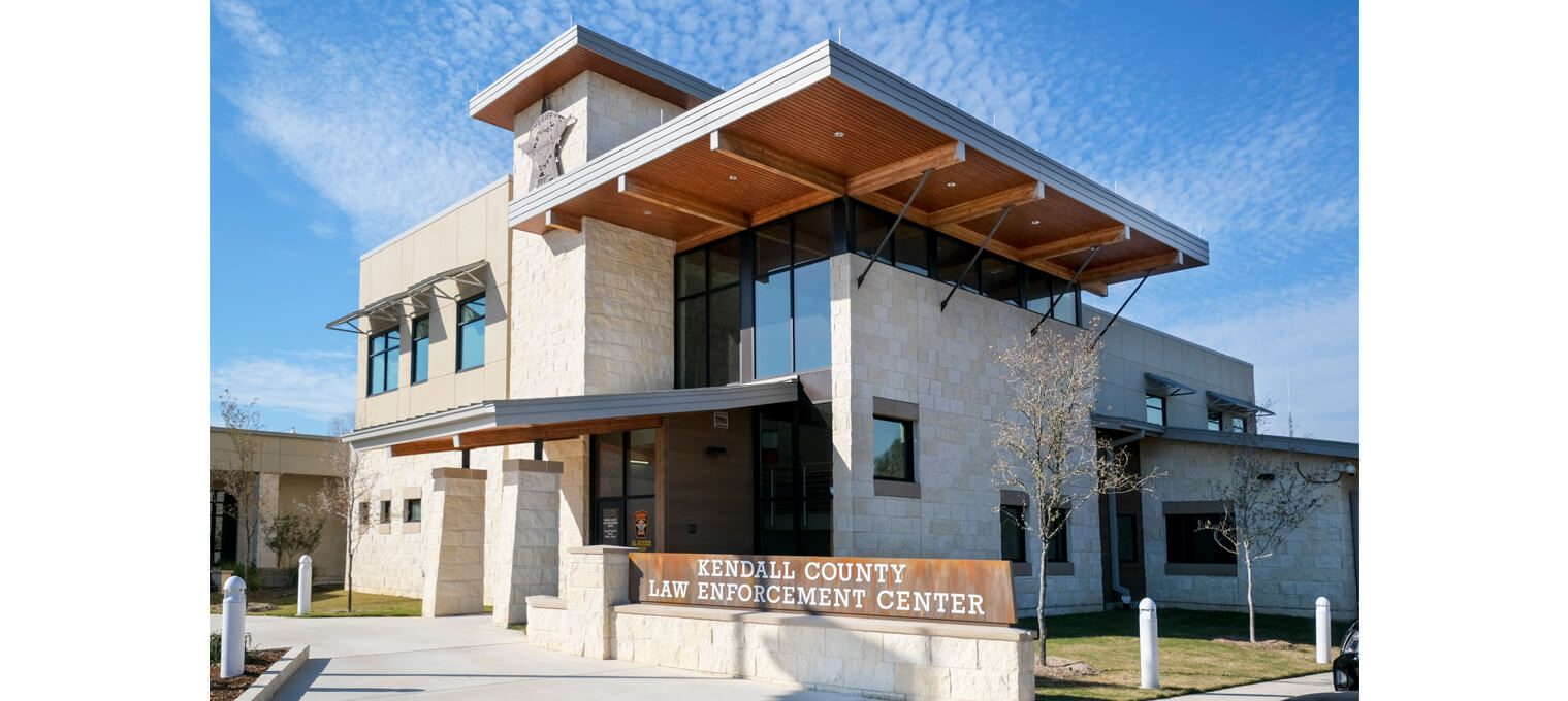 Commercial timber frame boerne office coffered ceiling accent 1