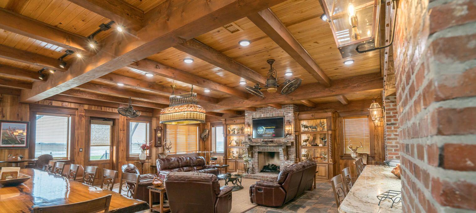 Daves bayou timber frame commercial project 1