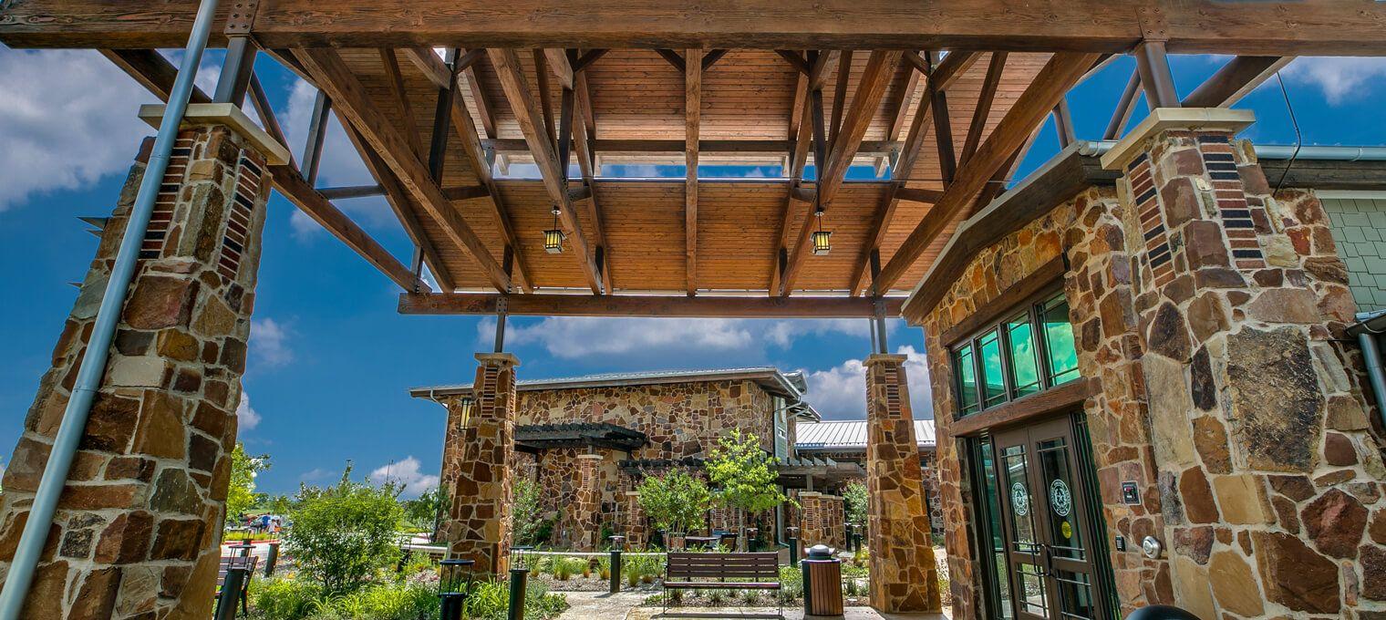 Denton county courthouse commercial timber frame 1