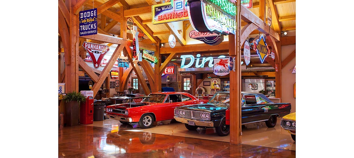 Hemi hideout car cathedral commercial timber frame 12