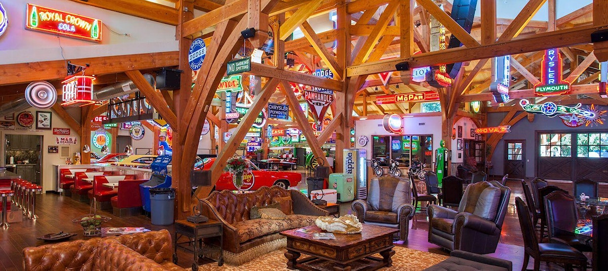 Hemi hideout car cathedral commercial timber frame 14