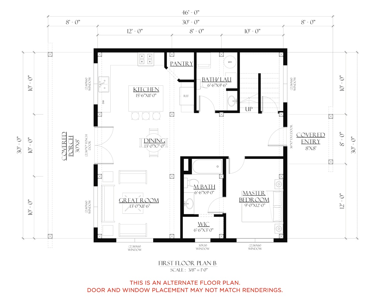 Timberlyne Blue Jay Main Floor Plan B