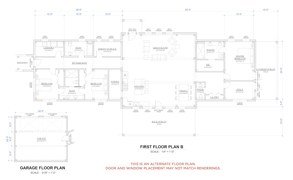 Timberlyne Castner Main Floor Plan B