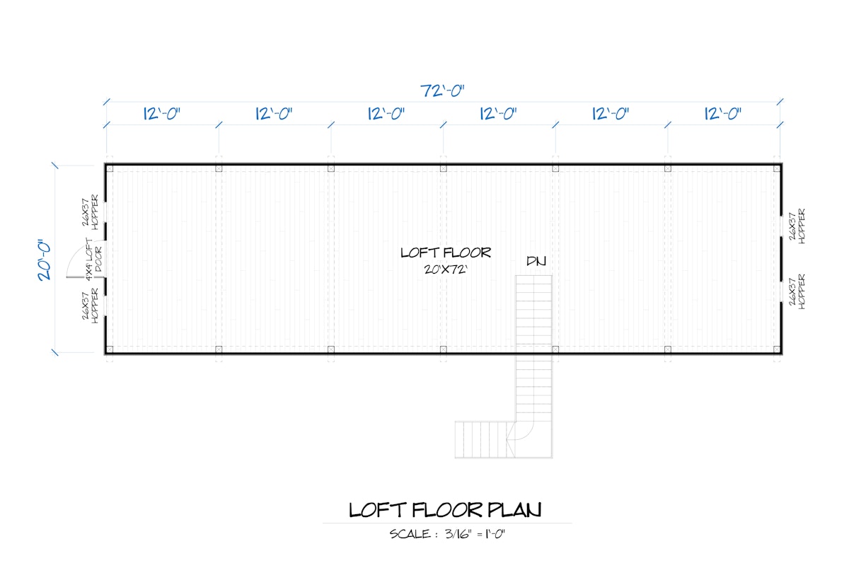 Timberlyne Goldenrod Barn Loft Floor Plan