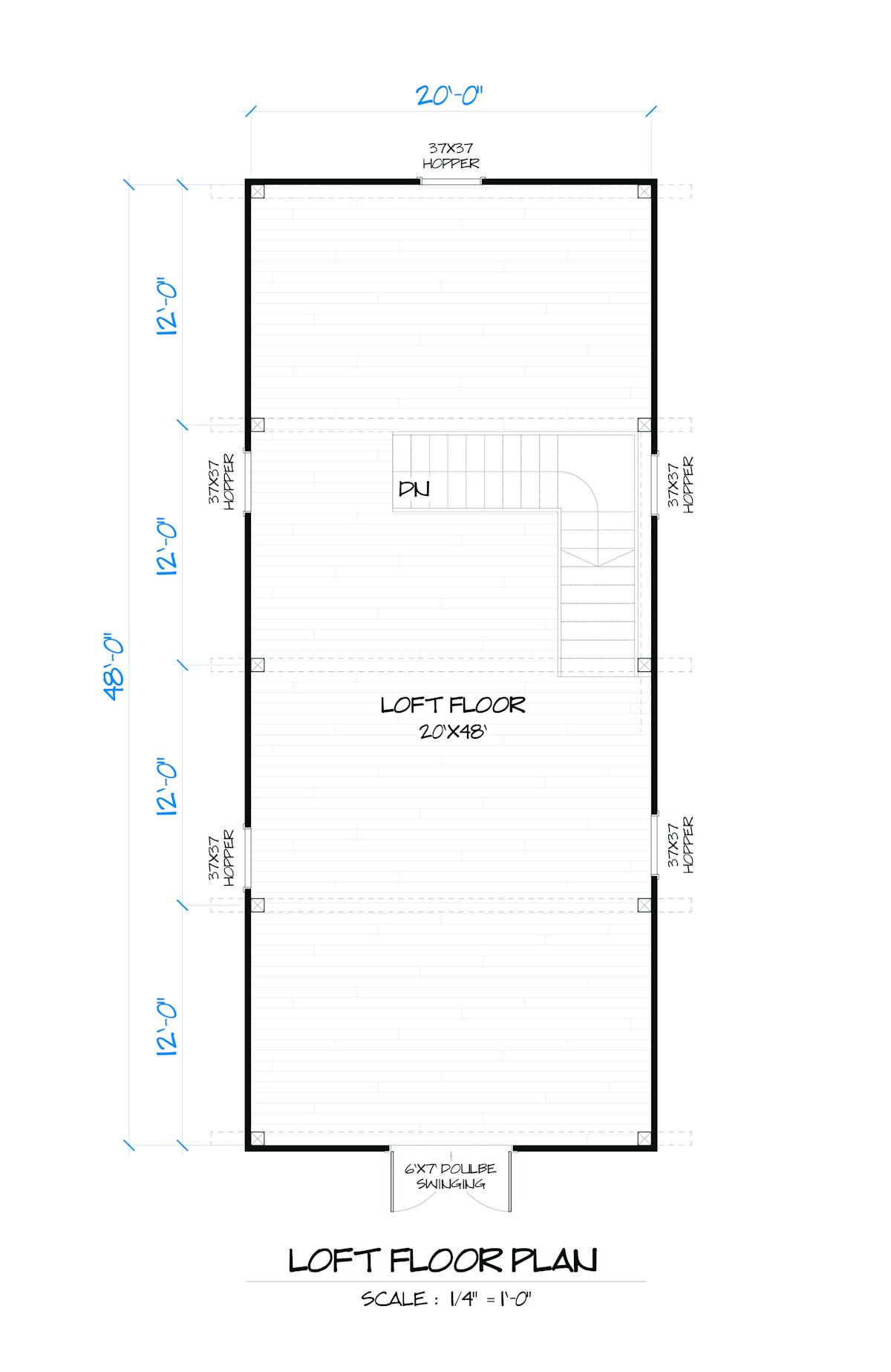 Timberlyne Hawthorn Barn Loft Floor Plan