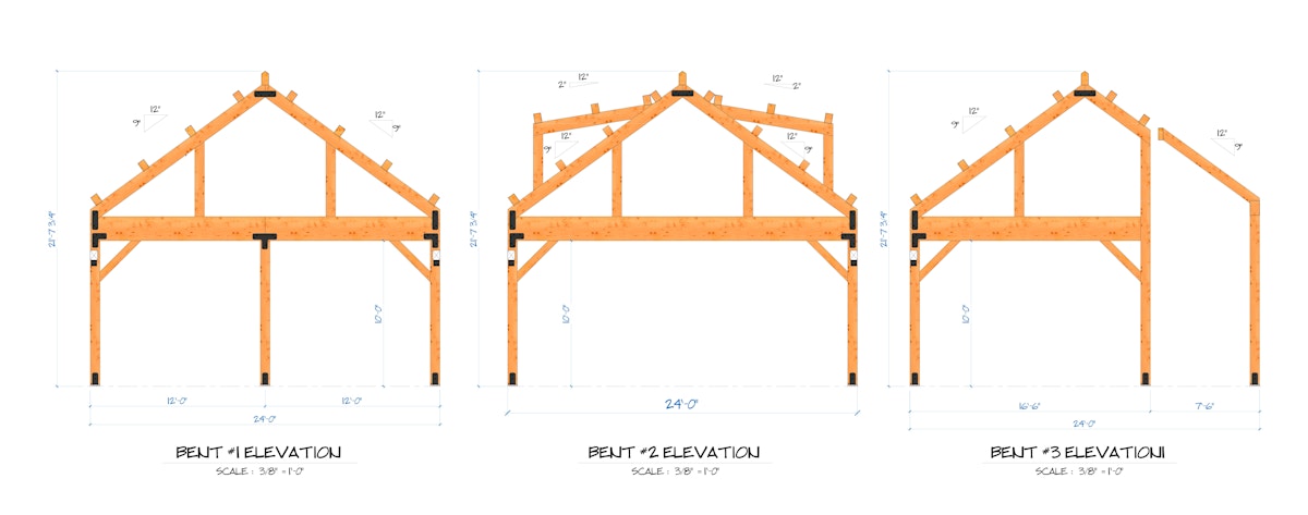 Timberlyne High Point Bent Elevations