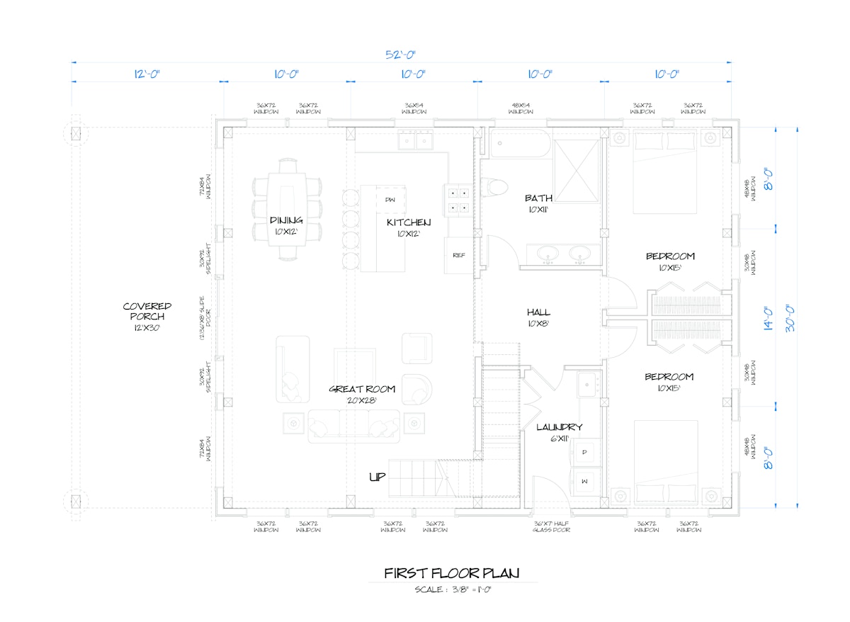 Timberlyne Hunter Home Main Floor Plan