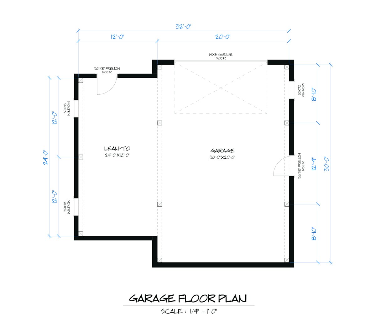 Timberlyne Matterhorn Home Design Garage Floor Plan