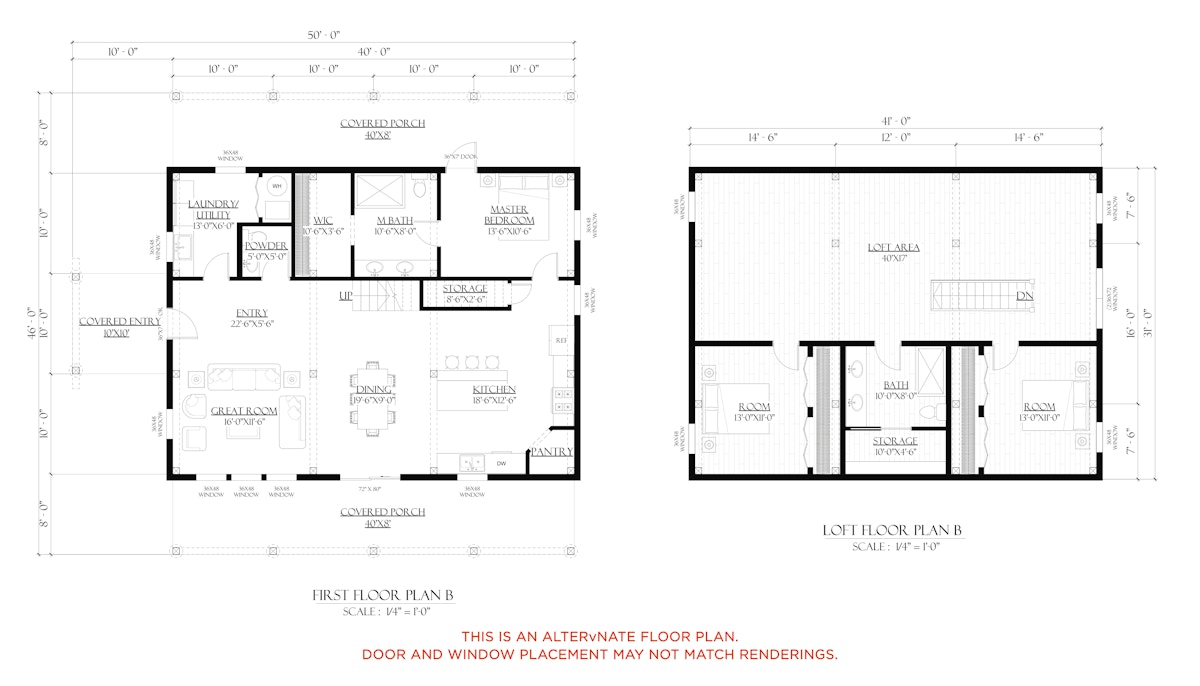 Timberlyne Osprey Main Floor Plan B