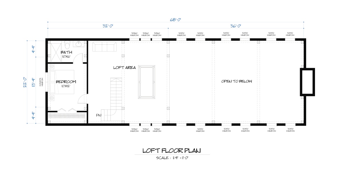 Timberlyne Witherspoon Home Design Loft Floor Plan